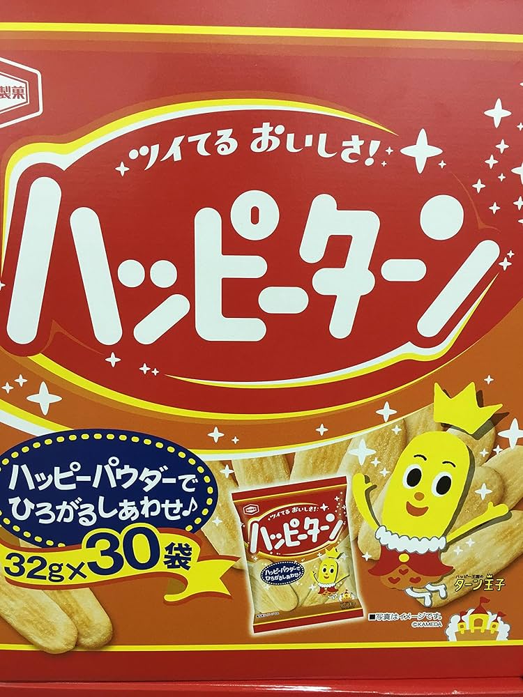 Amazon.co.jp: Happy Turn, 1.1 oz (32 g), 30 bags : Food